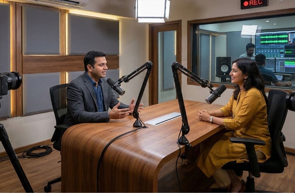 Longer conversations with a guest or interviewer. Ideal for in-depth discussions, interviews, or panel conversations that showcase your expertise.