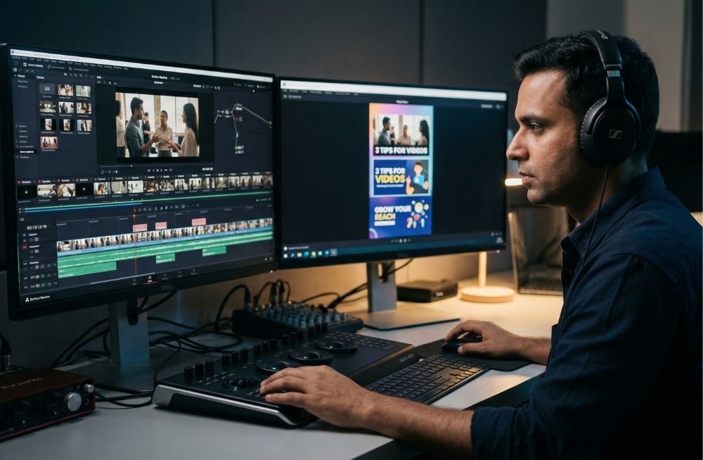 Quick, impactful videos that grab attention in seconds. Perfect for sharing tips, insights, and building your personal brand on LinkedIn and Instagram.